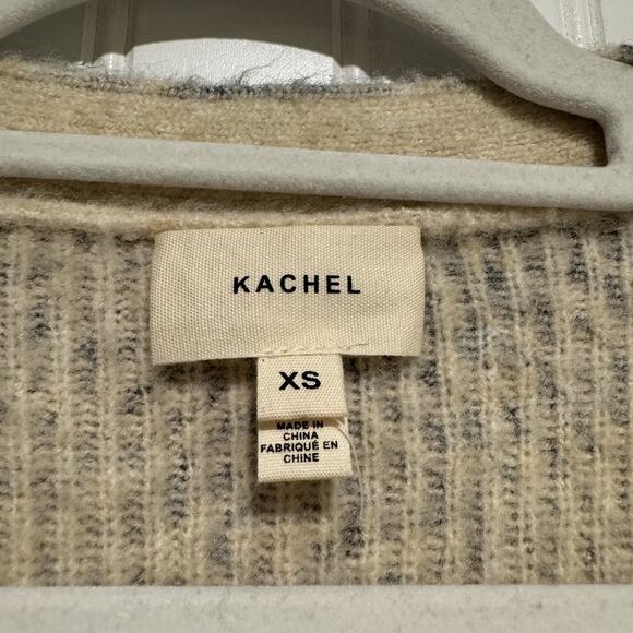 Anthropologie Kachel V Neck Cardigan Sweater Wool Blend Size XS - Picture 4 of 6